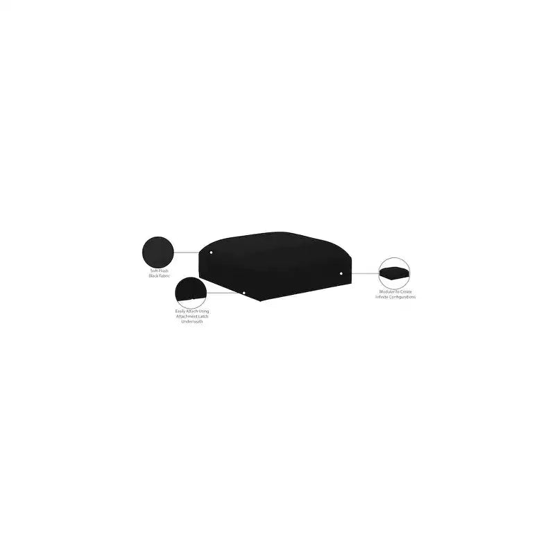 ,Ease Polyester Fabric Ottoman