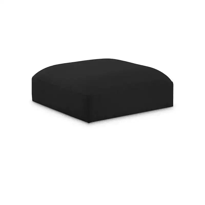Meridian Furniture,Ease Polyester Fabric Ottoman