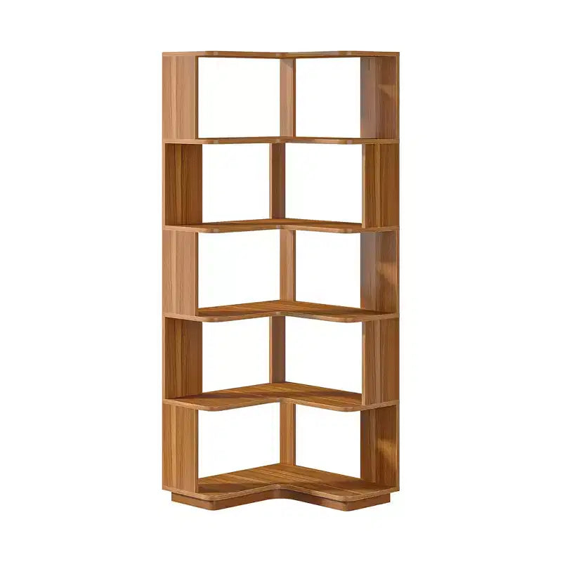 Space-Saving L-Shaped Corner Shelving Unit, Multifunctional Storage Shelf for Bedroom Office