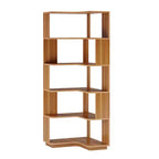 Étagère d'angle en forme de L peu encombrante, étagère de rangement multifonctionnelle pour chambre et bureau