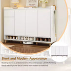 Meuble à chaussures moderne avec étagères réglables, Organisateur de maison minimaliste, Buffet de rangement