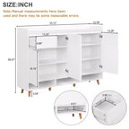 Meuble à chaussures moderne avec étagères réglables, Organisateur de maison minimaliste, Buffet de rangement