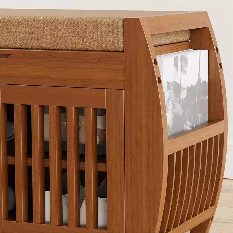 28.3 Compact Shoe Bench with Storage