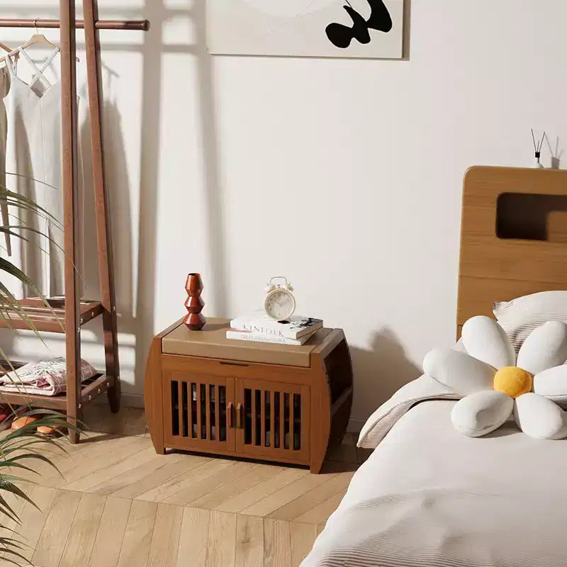 28.3 Compact Shoe Bench with Storage