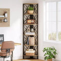 Lantine 6-Tier Corner Shelf, 70.9 Bookshelf Display Rack, Storage Shelving Unit Plant Stand for Living Room, Bedroom, Bathroom, Kitchen
