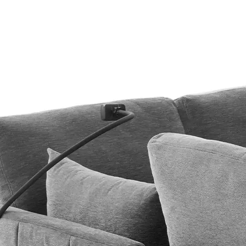 Multifunctional Modular Sectional Sofa with Movable Ottoman