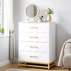 Commode 3 tiroirs en bois peu encombrante avec dispositif anti-basculement, rangement pour vêtements, table de chevet polyvalente et organisateur pour la maison et le dortoir