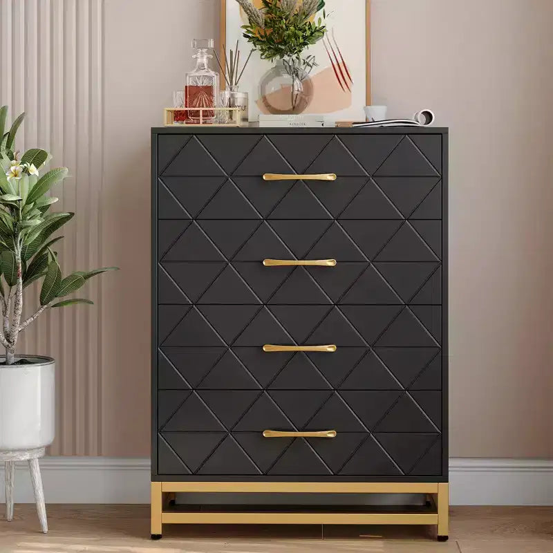 3-Drawer Wooden Dresser Space-Saving Classic Chest with Anti-Tip Safety, Clothes Storage, Versatile Nightstand & Organizer for Home & Dorm