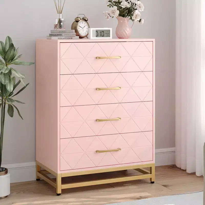 3-Drawer Wooden Dresser Space-Saving Classic Chest with Anti-Tip Safety, Clothes Storage, Versatile Nightstand & Organizer for Home & Dorm