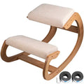 VEVOR Ergonomic Kneeling Chair, Heavy Duty Better Posture Kneeling Stool Office Chair, for Body Shaping Relieveing Stress Meditation, Brown