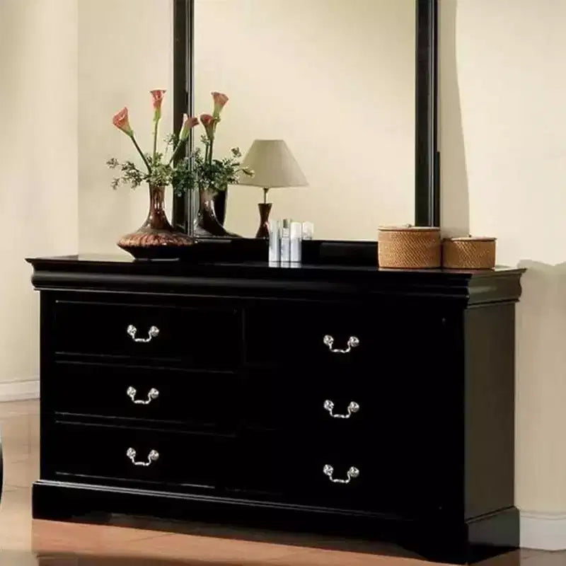 Acme Furniture 60" Louis Philippe III Dresser Black
