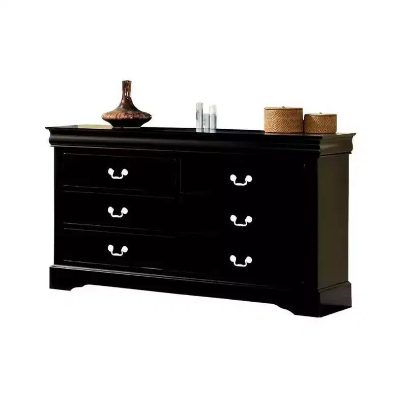 60" Louis Philippe III Dresser Black