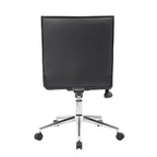 Siège de travail sans accoudoirs en vinyle noir - Boss Office Products