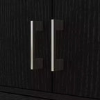 Armoire de cuisine/garde-manger de 70,75 po avec tiroir et étagère réglable, meuble de rangement haut autoportant avec 2 portes doubles, noir vieilli